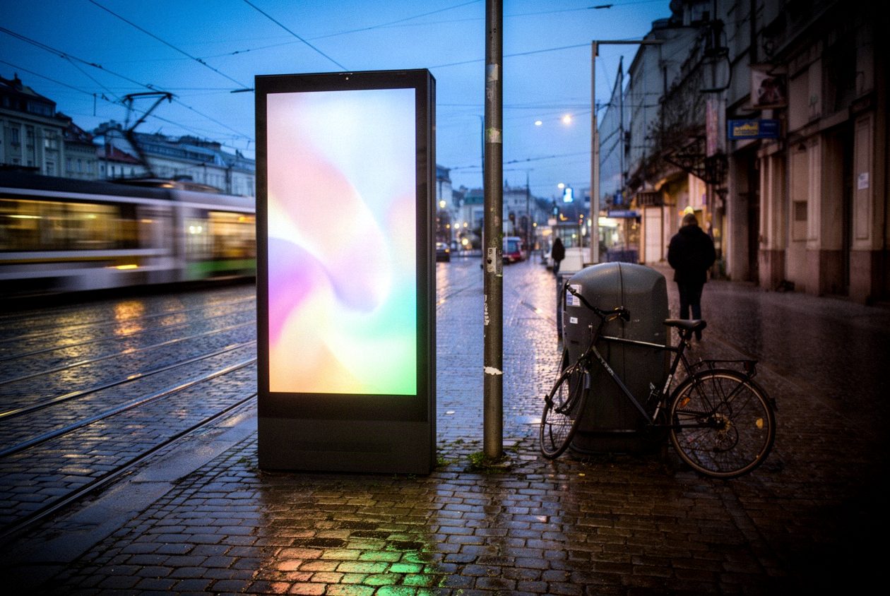 DOOH: cyfrowa reklama zewnętrzna i jak mierzy się jej emisje